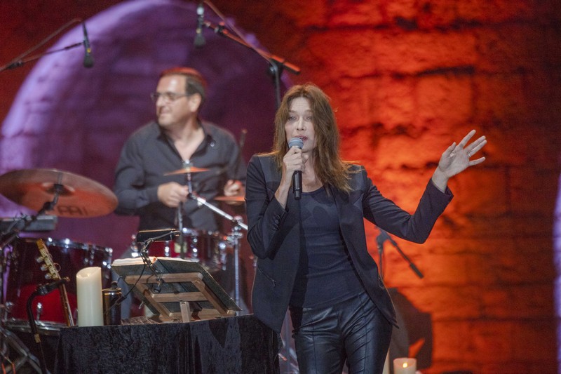 Carla Bruni at Beiteddine Festival